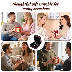Plastic & PU Leather Jewelry Cufflink Boxes&nbsp;CON-WH0117-14B