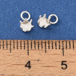 Ion Plating(IP) 304 Stainless Steel Charms Rhinestone Claw Settings&nbsp;LS-X-STAS-U025-02A-S