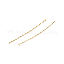 Brass Flat Head Pins&nbsp;X-KK-WH0058-03D-G01