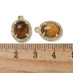 Natural Mixed Gemstone Faceted Oval Pendants&nbsp;G-I375-02G