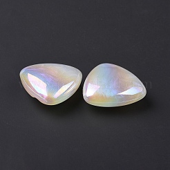 Rainbow Iridescent Plating Acrylic Beads&nbsp;OACR-A010-11E