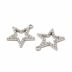 Alloy Rhinestone Pendants&nbsp;PALLOY-I217-19P