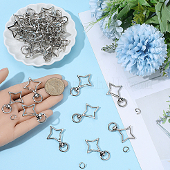 40 Sets Alloy Swivel Clasps&nbsp;FIND-SP0004-33B