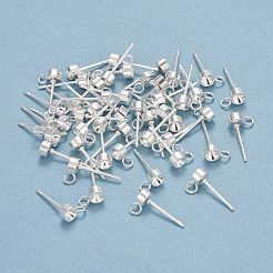 304 Stainless Steel Stud Earring Findings&nbsp;STAS-H410-04S-A