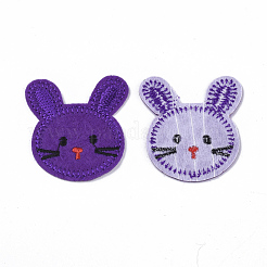 Bunny Computerized Embroidery Cloth Iron On/Sew On Patches&nbsp;AJEW-S076-021