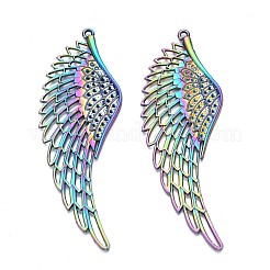 Rainbow Color Alloy Big Pendant Rhinestone Settings&nbsp;PALLOY-N163-172-NR