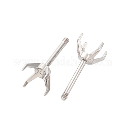 304 Stainless Steel Stud Earring Findings&nbsp;STAS-B091-02A-05P