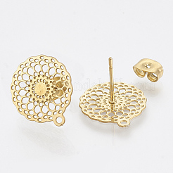 304 Stainless Steel Stud Earring Findings&nbsp;STAS-S079-32A