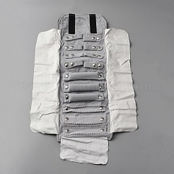 Velvet Storage Jewelry Organizer Roll&nbsp;TP-WH0015-07