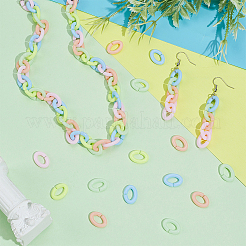 300Pcs Opaque Acrylic Quick Link Connectors&nbsp;FIND-SP0020-70