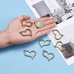 Tibetan Style Alloy Pendants&nbsp;TIBEP-MSMC012-1AB-NF