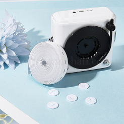 5M Flat Elastic Cord/Bands with Buttonhole&nbsp;DIY-CY0002-13A