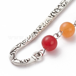 Tibetan Style Alloy Bookmarks for Halloween's Day&nbsp;AJEW-JK00165-03