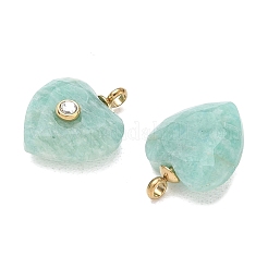 Natural Amazonite Faceted Pendants&nbsp;GG-CBA50CD-04G-01