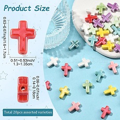 20Pcs Handmade Porcelain Beads&nbsp;PORC-YW0001-60