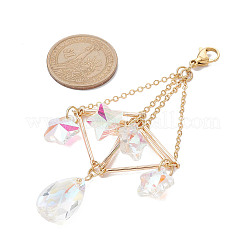 Brass Pouch Pendant Decoration&nbsp;HJEW-TA00085