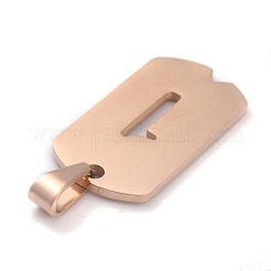 Ion Plating(IP) 304 Stainless Steel Pendants&nbsp;STAS-O127-C01