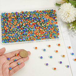 500Pcs Transparent Stripe Resin Beads&nbsp;RESI-PA0001-10