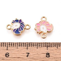 Alloy Enamel Connector Charms&nbsp;PALLOY-N181-11KCG