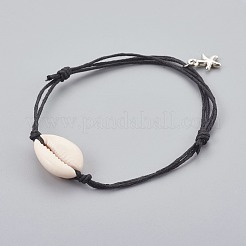 Adjustable Cowrie Shell Anklets&nbsp;AJEW-AN00242