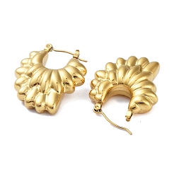 304 Stainless Steel Hoop Earrings&nbsp;EJEW-K272-03G