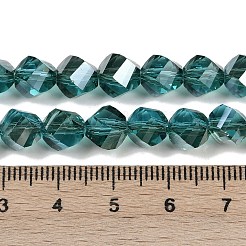 Electroplate Transparent Glass Beads Strands&nbsp;EGLA-B011-02A-PL01