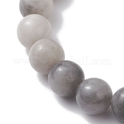 Round Natural Hawk's Eye Beads Stretch Bracelets for Women&nbsp;BJEW-JB12733