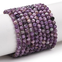 Natural Charoite Beads Strands&nbsp;GG-CBAA8F4-B09-4mm-A