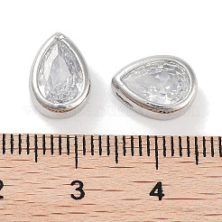 Brass Cubic Zirconia Beads&nbsp;X-KK-C051-60P-05