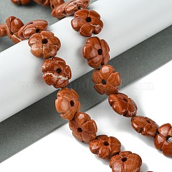Natural Red Jasper Beads Strands&nbsp;G-H023-B04-01