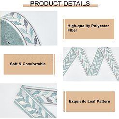 12.5m Vintage Jacquard Polyester Ribbon&nbsp;OCOR-CY0003-83B