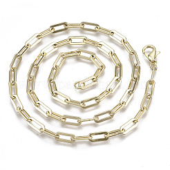 Brass Paperclip Chains&nbsp;MAK-S072-15A-KC