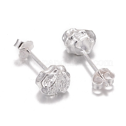 925 Sterling Silver Stud Earrings&nbsp;EJEW-F265-02S