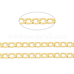 Brass Cuban Link Chains&nbsp;KK-E015-02G