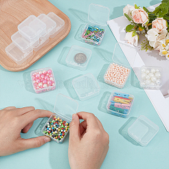 70Pcs Plastic Boxes with Hinged Lid&nbsp;CON-BC0007-65