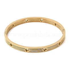 304 Stainless Steel Hinged Bangles&nbsp;BJEW-D408-27G