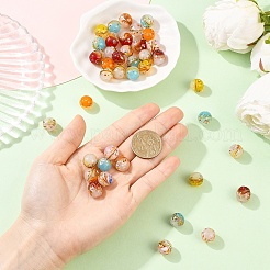 20Pcs 5 Colors Handmade Lampwork Beads&nbsp;LAMP-YW0004-28