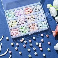 300Pcs 12 Colors Two Tone Opaque Acrylic Beads&nbsp;SACR-YW0001-63
