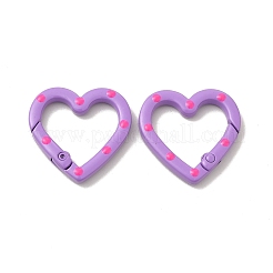 Spray Painted Alloy Spring Gate Rings&nbsp;X-FIND-A027-01