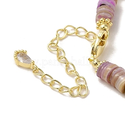 Natural Pearl & Shell Beaded Bracelets&nbsp;BJEW-C051-05G