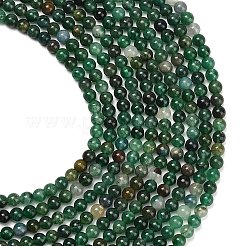 Natural Fuchsite Beads Strands&nbsp;G-L661-B01-4mm-A
