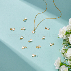 12Pcs Brass Charms&nbsp;KK-ME0002-13
