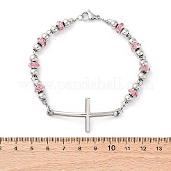 201 Stainless Steel Link Chain Bracelets&nbsp;BJEW-A032-02P-01
