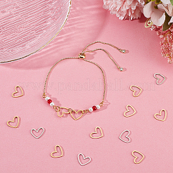 32Pcs 2 Colors 201 Stainless Steel Linking Rings&nbsp;STAS-UN0050-06