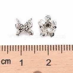 Tibetan Style Double Sided Flower Bead Caps&nbsp;PALLOY-O042-02