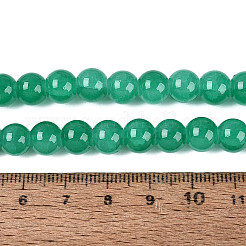 Baking Paint Crackle Glass Bead Strands&nbsp;DGLA-Q023-8mm-YS22