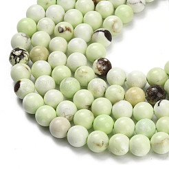 Natural Lemon Turquoise(Jasper) Beads&nbsp;G-C259-B04-8mm