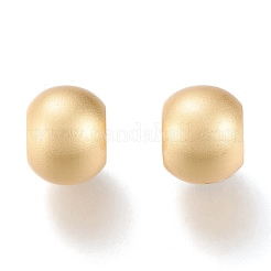 Matte Brass European Style Beads&nbsp;OPDL-H100-06MG