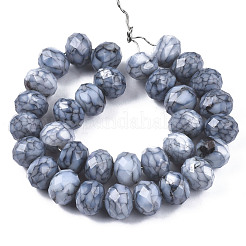 Opaque Baking Paint Glass Beads Strands&nbsp;EGLA-N006-009C-A10