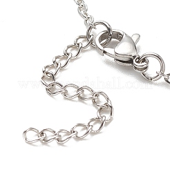 Non-Tarnish 304 Stainless Steel Satellite Chains Anklet for Women&nbsp;AJEW-AN00501